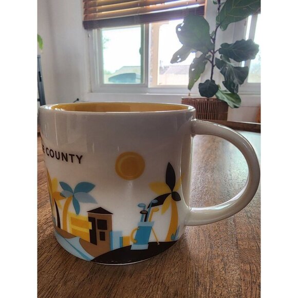 2014 Starbucks Orange County You Are Here Coffee Cup Tea Mug | 14oz - Picture 2 of 5